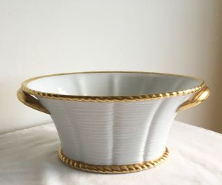 Vintage Vista Alegre Portugal Porcelain Large Two Handled Centrepiece Bowl