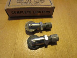 2 Miners SHANKLIN STRIKERS FOR CARBIDE LAMPS - New/Old Stock 2