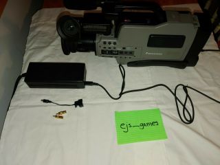 1994 Vintage Panasonic Ag - 455mp Analogue Video Camera Vhs Camcorder W/ Hard Case