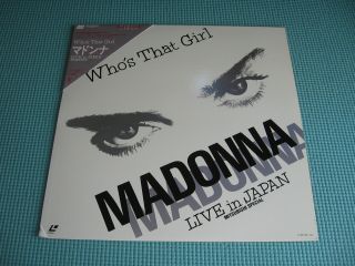 Madonna Laser Disc Ld Who 