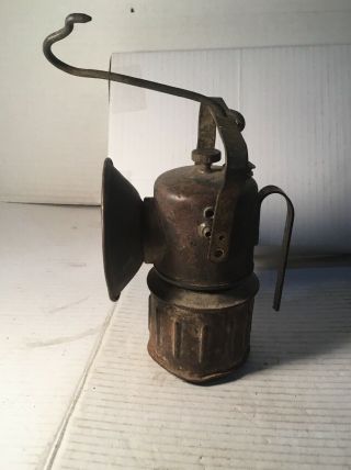 Mining - Old Miner’s Justrite Carbide Lamp - Double Hangers