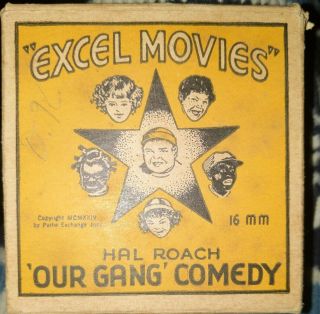 Our Gang Hal Roach Comedy Excel Movies Runaway Train 16mm 1924 Copyright