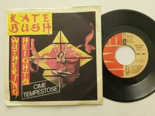 Kate Bush Wuthering Heights Italy 7 "