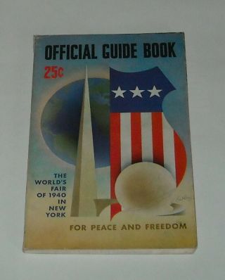 1940 Official Guide Book The World 