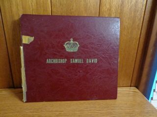 Archbishop Samuel David Record Book Red Vinyl Arabic Gospel