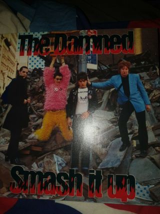 The Damned Smash It Up 7 " Red Vinyl Punk 40th Anniversary.  Chiswick.  Ltd Editi