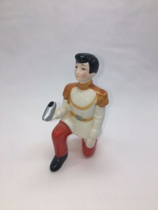 Vintage Disney Prince Charming Ceramic Figurine Figure Porcelain Cinderella