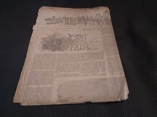 September 10 1893 Chicago Tribune Columbian Exposition World 