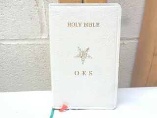 1958 Oes Holy Bible Order Of The Eastern Star Kjv Collins 