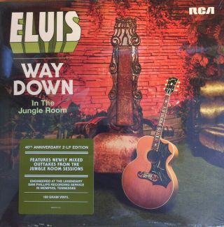 Elvis Presley - Way Down In The Jungle Room - Near - 2 Lp