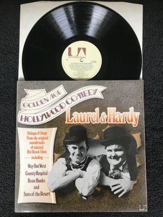 Laurel & Hardy - The Golden Age Of Comedy (the Lonesome Pine Etc) Vinyl Lp Nm/nm