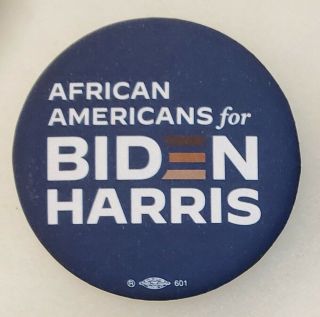 2020 Official African Americans For Joe Biden And Kamala Harris Pin