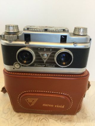 Vintage Collectible Tdc Bell & Howell Stereo Camera