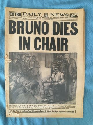 Charles Lindbergh Baby Kidnapping Trial April 4 1936 Bruno Executed