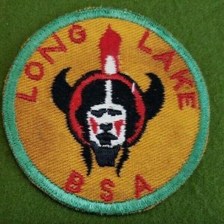 Boy Scout Camp Long Lake Camp Patch - - Wisconsin