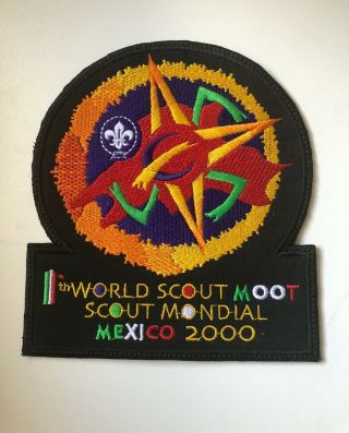 11th World Scout Moot,  Mexico 2000,  Souvenir Back Patch