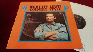 Jerry Lee Lewis - Country Style - Uk Lp In Laminated Sleeve