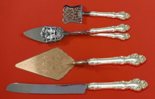 Spanish Baroque By Reed And Barton Sterling Silver Dessert Serving Set Custom