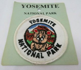 Vintage Little Bear Yosemite National Park California Patch