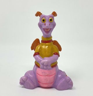 Vintage 1982 Disney Figment Purple Dragon Pvc 2.  5 " Figure Epcot Center