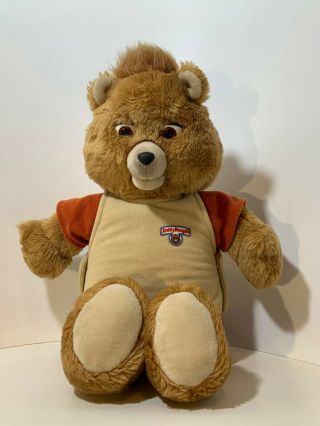 Teddy Ruxpin Vintage Talking Bear With Books And Tapes Vintage