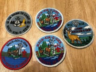 Boy Scout Camp Mach - Kin - O - Siew,  75th Anniversary Patches