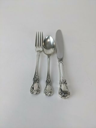 Old Master By Towle • Sterling Silver • 3 - Piece Child’s Place Setting