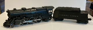 Vintage Lionel 675 Loco With 2466wx Whistling Tender.  See Photos/description