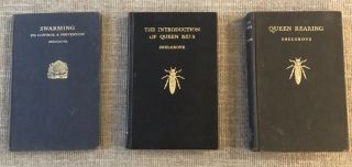 3 Vintage Bee Keeping Books By L.  E.  Snelgrove_gently Used_hard Cover_ships