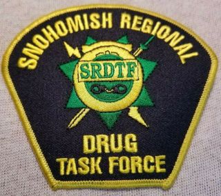 Wa Snohomish Reg.  Washington Drug Task Force Srdtf Patch