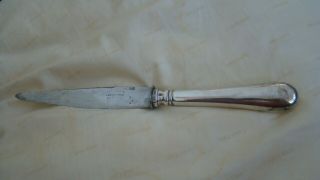 Antique French Christofle A Paris Silver Plate Letter Opener 9 - 3/4 "