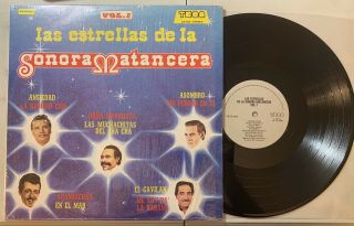 La Sonora Matancera - Las Estrellas De Vol 1 Lp Teca Lis - 832 Guaracha Mambo Vg,