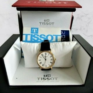 Vintage Tissot 1853 Gold Plated Swiss Made Quartz Wristwatch With Books