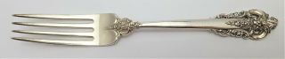 Wallace Sterling Silver Grande Baroque Place Fork 7 1/2 " Inch