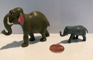 Disneykins Marx Figures - Jungle Book Elephants Baby/hathi - (handpainted) 1960sh