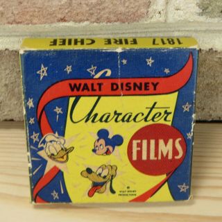 Fire Chief - Donald Duck - Vintage Walt Disney Character Films 8mm - 1817