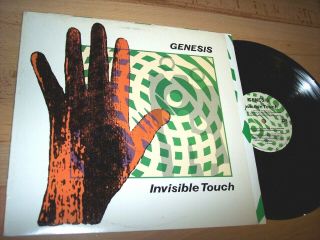 Nm 1986 Genesis Invisible Touch Lp Album