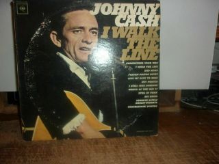 Johnny Cash I Walk The Line 1965 Vinyl Lp Columbia Records Understand Your Man