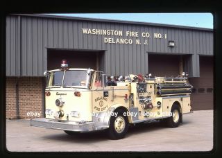 Delanco Nj 1973 Seagrave Pumper Fire Apparatus Slide