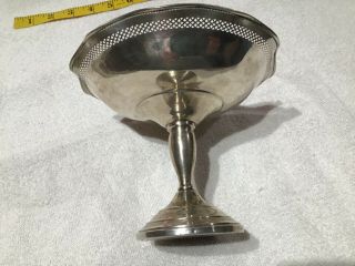 Vintage Signed Marked WOODWARD & LOTHROP STERLING Silver Candy Dish Compote Bowl 2