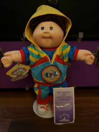 Cabbage Patch Kid Designer Line - Hasbro - Headmold 3 - Brown Eyes - Clothes
