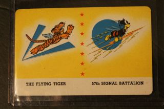 Trading Card: Walt Disney Flying Tiger / 57th Signal Battalion 1940 