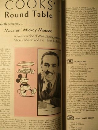 Vintage Better Homes & Gardens Feb 1934,  Mickey Mouse & Walt Disney Appearance