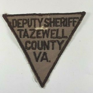 Deputy Sheriff Tazewell County Va.  (patch,  Badge)