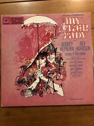 Audrey Hepburn,  Rex Harrison ‎– My Fair Lady Soundtrack,  Vinyl Lp 1964 Columbia