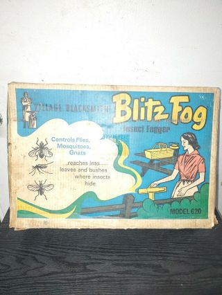 Vintage Blitz Fog Propane Insect Fogger Model 620 Village Blacksmith