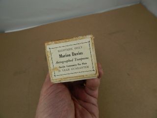 1920 ' s SODA FOUNTAIN Box of 13 Oneida SPOONS MOVIE STAR Premiums MARION DAVIES 2