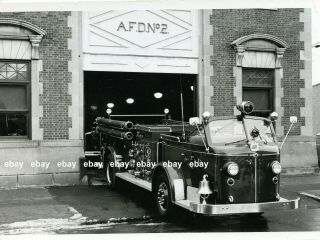 Albany Ny Engine 2 1952 American La France Pumper Fire Apparatus Print