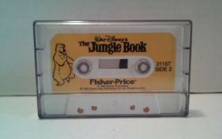 Vintage Walt Disney The Jungle Book Cassette Tape Only Read Along Book