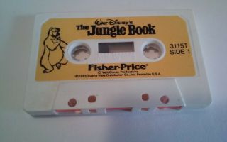 Vintage Walt Disney The Jungle Book Cassette Tape Only Read Along Book 3